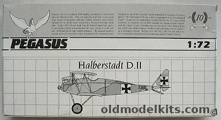 Pegasus 1/72 Halberstadt D.II - (D-II), 2022 plastic model kit